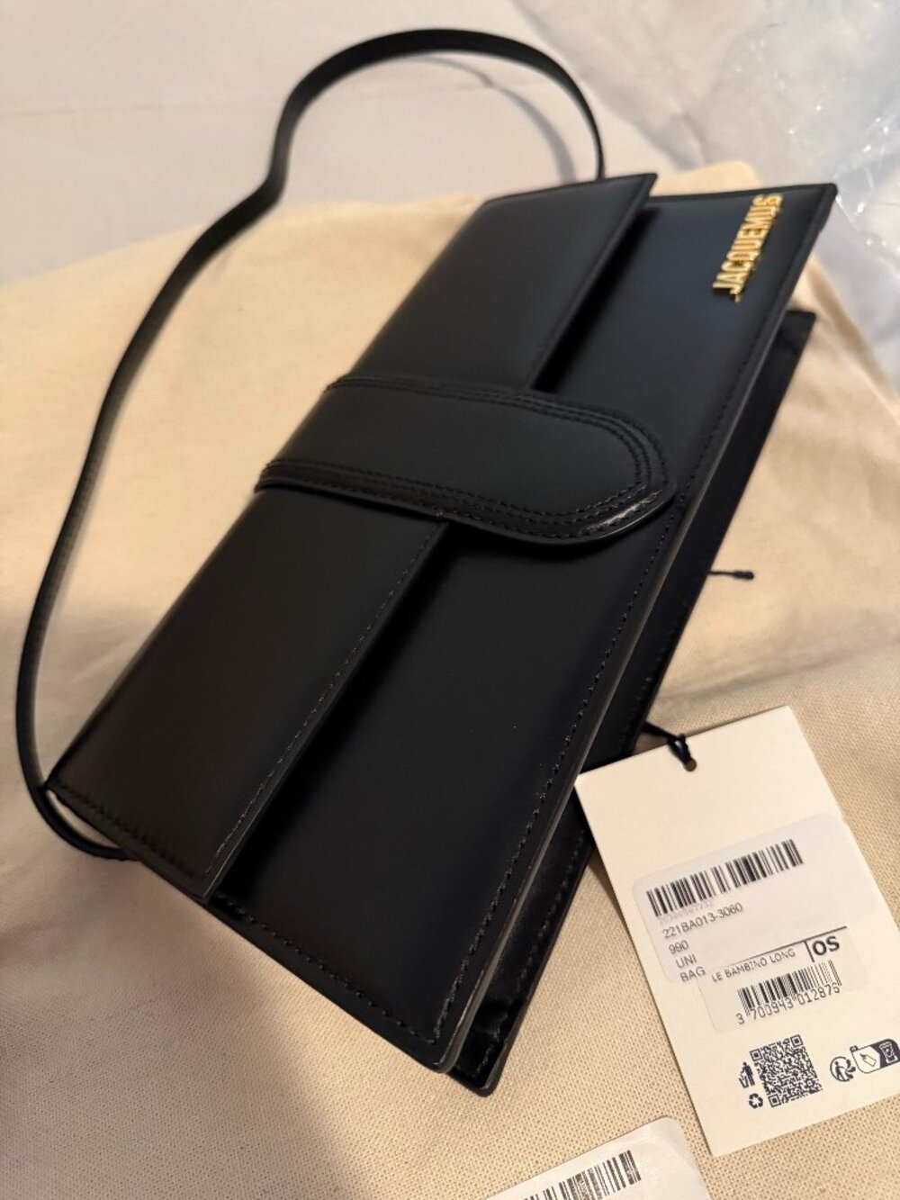 Jacquemus Le Bambino Long Leather Shoulder Bag